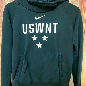 Nike USWNT Soccer Rally Funnel Neck Hoodie Size M